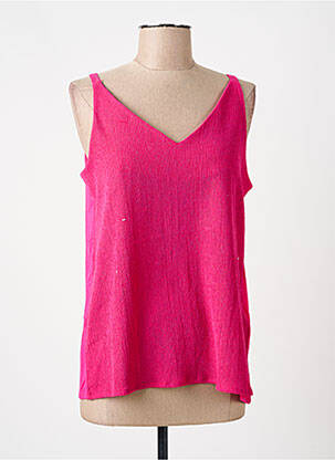 Maiou croială dreaptă fără mâneci roz STREET ONE femme