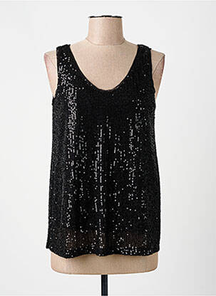 Top țesătură jersey fără mâneci negru STREET ONE femme