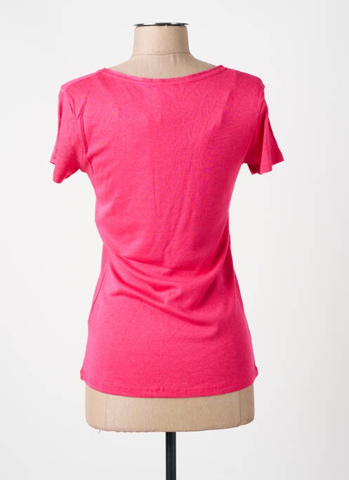 Tricou roz C'EST BEAU LA VIE femeie