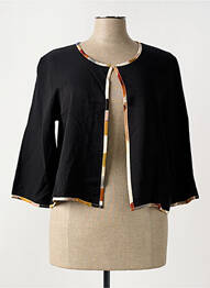 Vestă cu mâneci lungi mâneci 3/4 negru AZAY femme