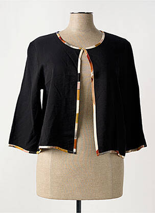 Vestă cu mâneci lungi negru AZAY femeie