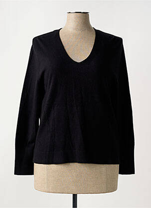 Pulover guler în v mâneci lungi negru STREET ONE femme