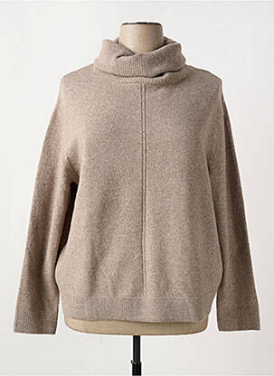 Pulover cu guler înalt maro STREET ONE femeie