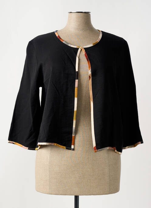 Vestă cu mâneci lungi negru AZAY femeie