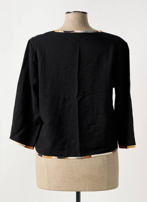 Vestă cu mâneci lungi negru AZAY femeie