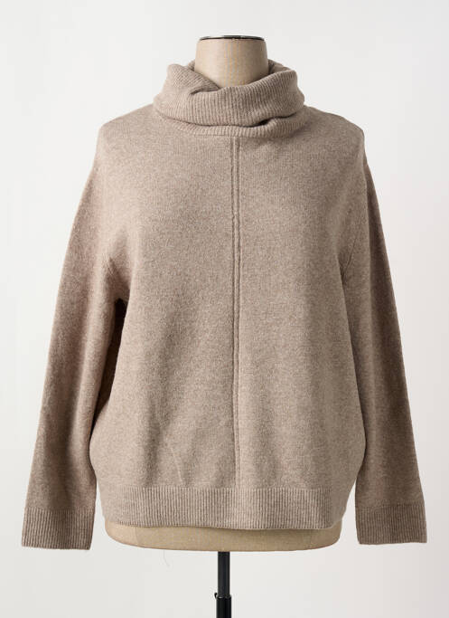 Pulover cu guler înalt maro STREET ONE femeie