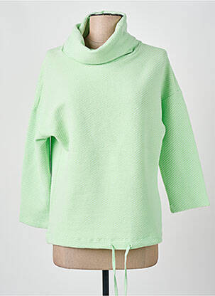 Pulover croială dreaptă mâneci 3/4 verde STREET ONE femeie