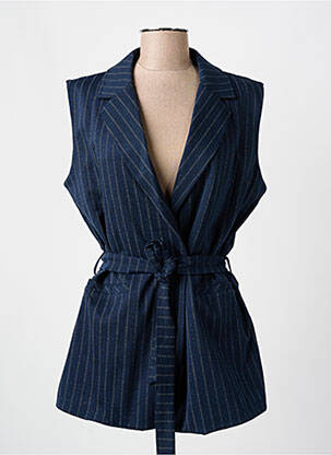 Jachete casual guler tip costum albastru CECIL femeie