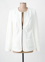 Jachete casual guler rotund alb BARBARA LEBEK femme