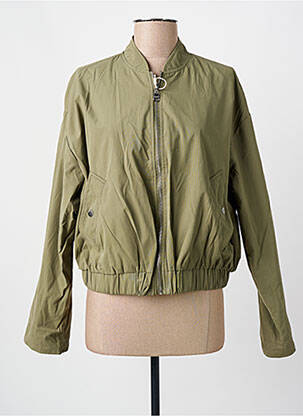 Jachete casual guler rotund verde GARCIA femeie