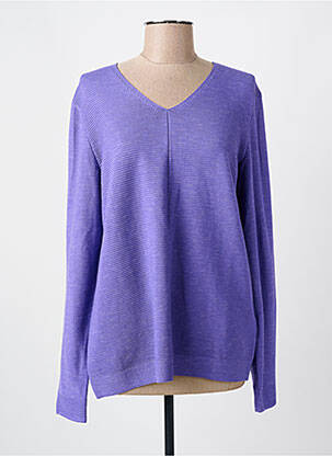 Pulover croială dreaptă mâneci lungi violet CECIL femeie