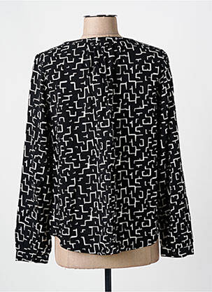 Bluză țesătură poplin mâneci lungi negru STREET ONE femeie