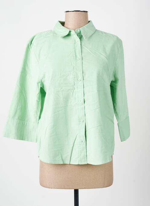 Cămașă croială cambrată mâneci 3/4 verde STREET ONE femme