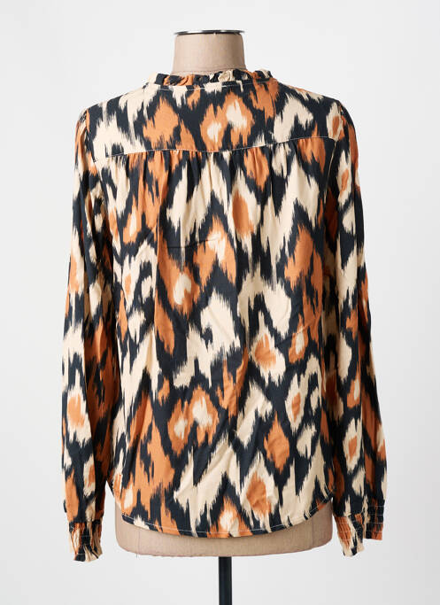 Cămașă imprimeu fantezie mâneci lungi negru C'EST BEAU LA VIE femme