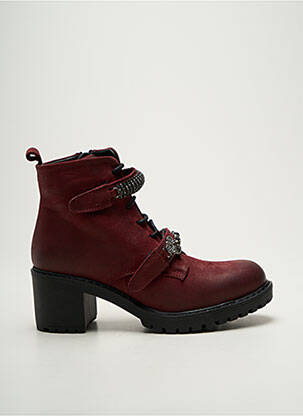 Botine/ghete toc pătrat toc de 4 la 6 cm violet K.MARY femeie