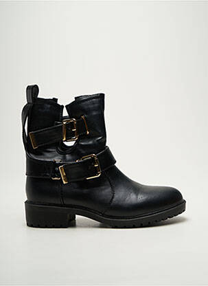 Botine/ghete material neted toc de 4 la 6 cm negru FRANCESCO MILANO femeie