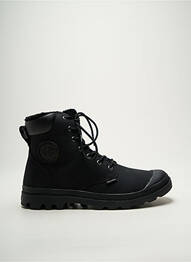 Botine/ghete umplută vârf rotund negru PALLADIUM homme