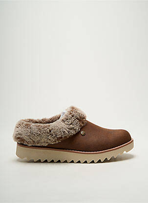 Papuci/Pantofi de casă maro SKECHERS femeie