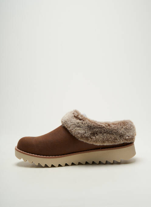 Papuci/Pantofi de casă maro SKECHERS femeie