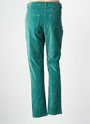 Pantalon drept elasticitate mărime normală verde GUY DUBOUIS femeie