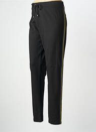 Pantalon slim talie elastică mărime normală negru MERI & ESCA femme