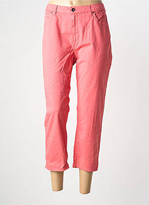 Pantalon trei sferturi roz GUY DUBOUIS femeie