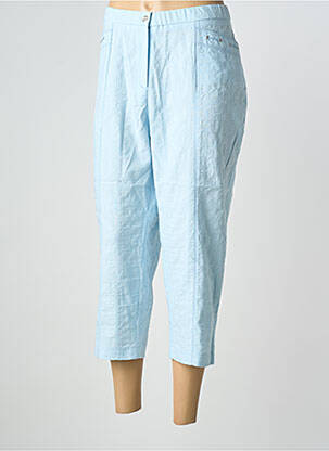 Pantalon trei sferturi albastru GUY DUBOUIS femeie