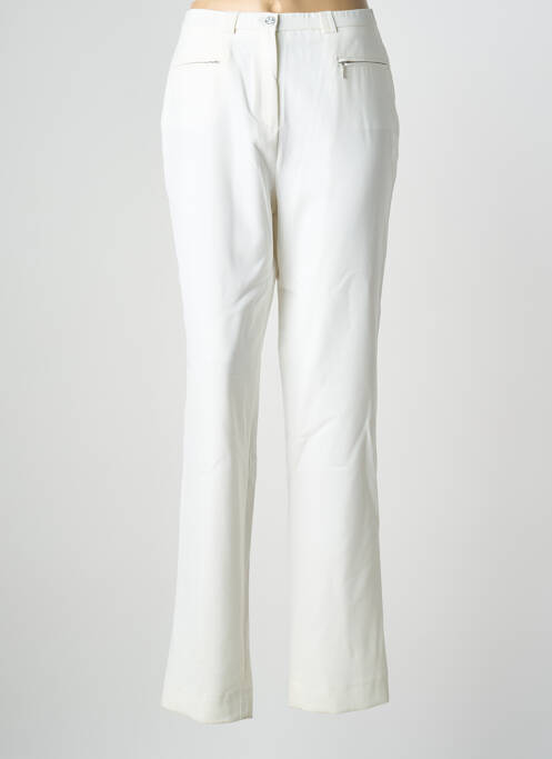 Pantalon drept alb GUY DUBOUIS femeie