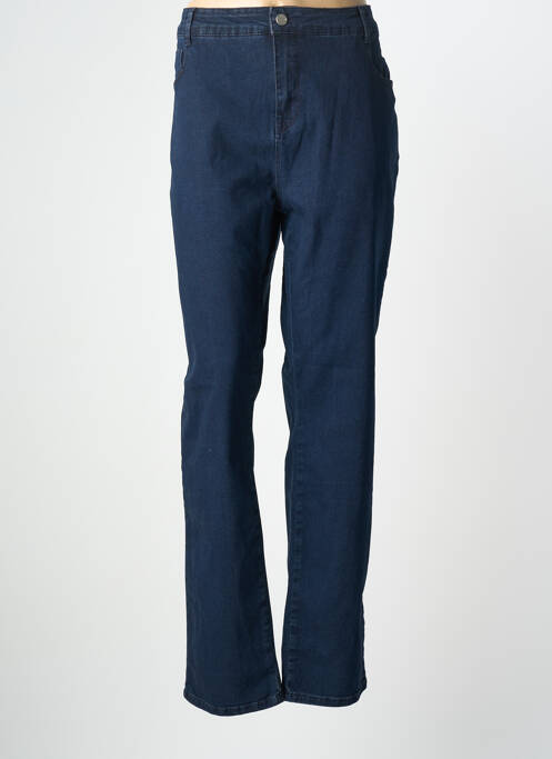 Blugi cu croială dreaptă albastru GUY DUBOUIS femeie