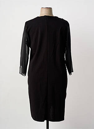 Rochie midi mâneci 3/4 mâneci 3/4 negru GUY DUBOUIS femeie