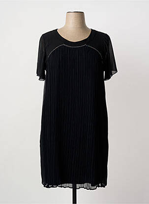 Rochie midi mâneci scurte mâneci scurte negru GUY DUBOUIS femeie