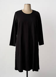 Rochie midi mâneci lungi mâneci lungi negru GUY DUBOUIS femme