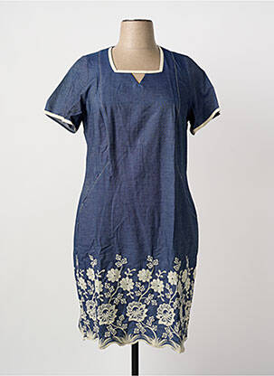 Rochie midi albastru GUY DUBOUIS femeie