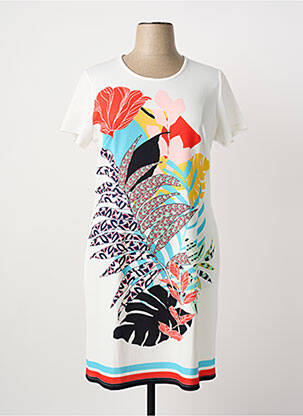 Rochie midi alb GUY DUBOUIS femeie