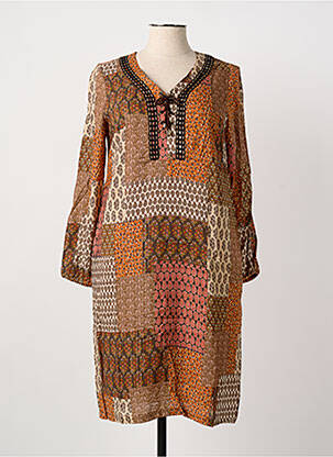 Rochie midi portocaliu MERI & ESCA femeie