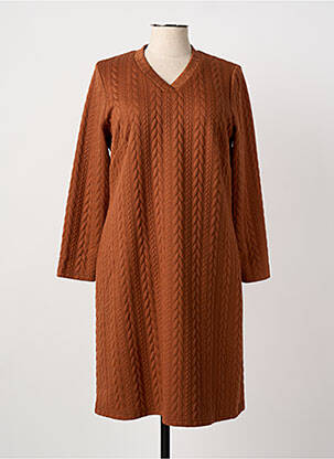 Rochie midi maro MERI & ESCA femeie