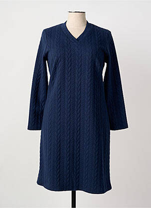 Rochie midi mâneci lungi mâneci lungi albastru MERI & ESCA femeie