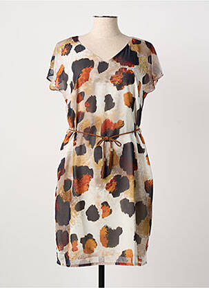 Rochie midi bej MERI & ESCA femeie