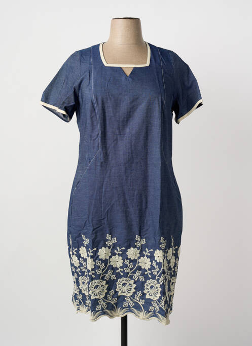 Rochie midi albastru GUY DUBOUIS femeie