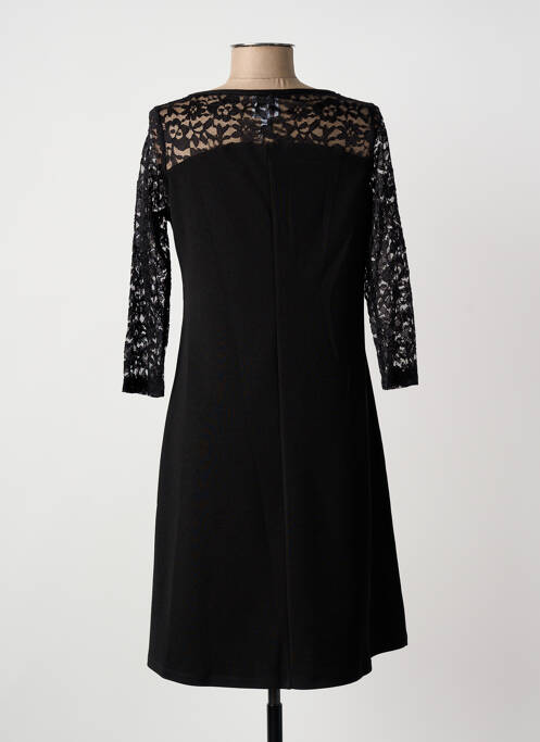 Rochie midi mâneci 3/4 mâneci 3/4 negru GUY DUBOUIS femme