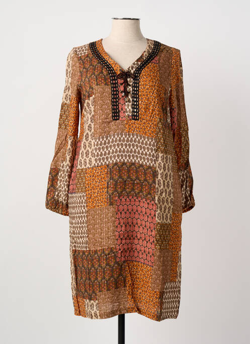 Rochie midi portocaliu MERI & ESCA femeie