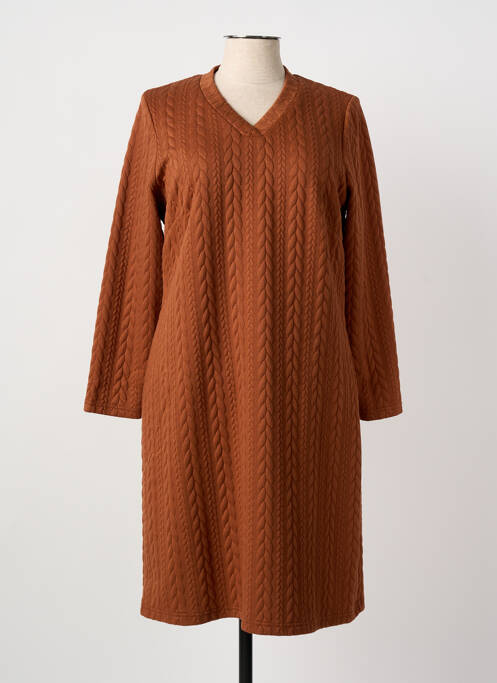 Rochie midi maro MERI & ESCA femeie