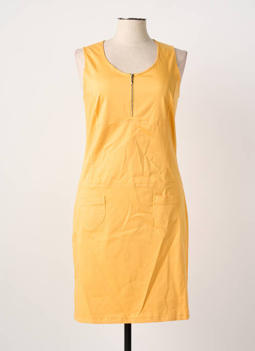 Rochie midi portocaliu GUY DUBOUIS femeie