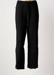 Pantalon drept elasticitate mărime normală negru WALTRON femme
