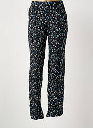 Pantalon drept țesătură poplin talie înaltă negru MERI & ESCA femme