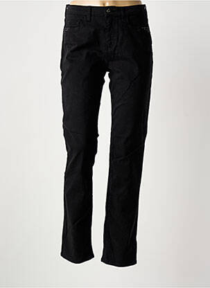 Pantalon slim țesătură poplin mărime normală negru GUY DUBOUIS femeie