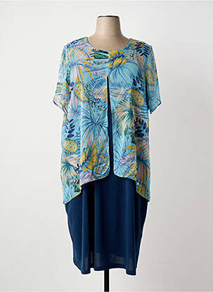 Rochie midi albastru GREGORY PAT femeie