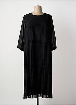 Rochie lungă mâneci lungi mâneci lungi negru IMPULSION femeie
