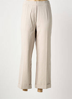 Pantalon drept elasticitate mărime normală bej WALTRON femeie