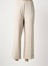 Pantalon drept elasticitate mărime normală bej WALTRON femme